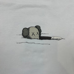 KAWS x Uniqlo UT Short Sleeve Artbook Cover T Shirt Mens 2XL White Graphic Tee