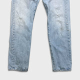 Levi's 501 '93 Jeans Mens 32x32 Blue Original Fit Straight Light Wash Distressed Pants