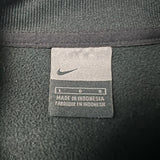 Vintage Y2K Nike Sportswear Fleece Mens Large Black Swoosh Pullover Jacket