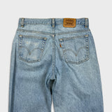 Vintage Levi's 501 Jeans Mens 33x30 Blue Original Straight Orange Tab 90s Denim Pants