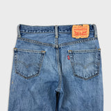 Levi's 550 Jeans Mens 30x27 Blue Relaxed Fit Straight Leg Light Wash Baggy Denim Pants