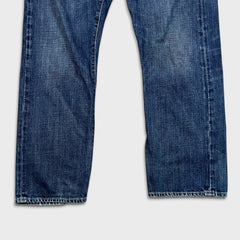 Vintage Y2K Polo Ralph Lauren Jeans Mens 36x30 Blue Straight Leg Dark Wash Denim Pants