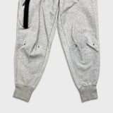Nike Sportswear Sweatpants Mens Small Gray Tech Fleece Swoosh Taper Leg Jogger