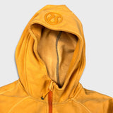 Lululemon Scuba Hoodie Womens Size 10 Yellow Full Zip Sports Hooded Sweater