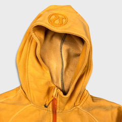 Lululemon Scuba Hoodie Womens Size 10 Yellow Full Zip Sports Hooded Sweater