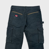 Vintage Y2K Wrangler Riggs Pants Mens 32x32 Black Ripstop Carpenter Double Knee