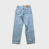 Vintage 90s Levi's 550 Jeans Mens 32x30 Blue Relaxed Fit Light Wash Baggy Denim Pants