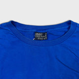 Vintage 90s Polo Ralph Lauren T Shirt Mens XL Blue USA Pony Pocket Tee