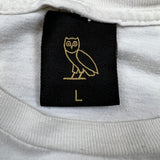 2015 October's Very Own Drake Jungle Tour T Shirt Mens Large White OVO Tee