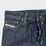 Diesel Safado Jeans Mens 32x30 Blue Regular Slim Straight Dark Wash Denim Pants