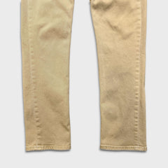 Levi's 511 Jeans Mens 30x32 Beige Slim Fit Mid Rise Stretch Khaki Denim Pants