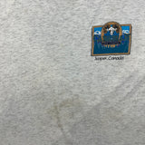 Vintage 90s Jasper Canada T Shirt Mens XL Gray Single Stitched Country Tee