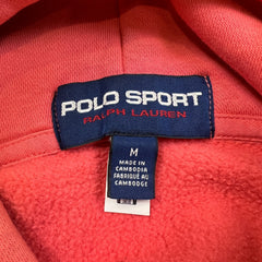 Polo Sport Ralph Lauren Hoodie Mens Medium Amalfi Red Hooded Sweater
