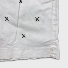 Lauren Active Ralph Lauren Shorts Womens Size 4 White Embroidered Golf Khakis