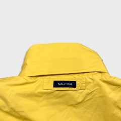 Nautica Jacket Mens Large Yellow NS-83 Full Zip Bomber Outdoor Coat