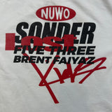 Brent Faiyaz T Shirt Mens Medium White NUWO Sonder F*** The World Graphic Rap Tee