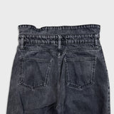 BDG Jeans Womens 27x25 Black Urban Outfitters High Rise Taper Leg Baggy Denim Pants