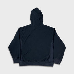 Vintage Y2K Gap Fleece Mens Medium Black Spell Out Outdoor Jacket