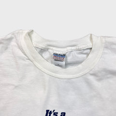 Vintage Y2K Molson Canadian Team Canada T Shirt Mens XL White NHL Hockey Tee