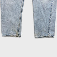Vintage Y2K Levi's 505 Jeans Mens 36x30 Blue Regular Fit Straight Leg Light Wash Denim Pants