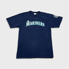 Vintage Majestic Mike Cameron Seattle Mariners T Shirt Mens Medium Y2K Baseball MLB Tee