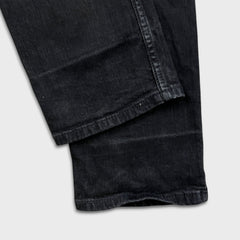 Levi's 511 Jeans Mens 36x32 Black Slim Fit Mid Rise Dark Wash Stretch Denim Pants