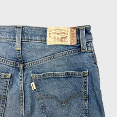 Levi's x Deepika Padukone Jeans Women 28x27 Blue Flare Leg Medium Wash Denim Pants