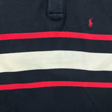 Vintage 90s Polo Ralph Lauren Shirt Mens Medium Black Preppy Pony Casual Tee