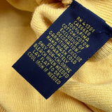 Polo Ralph Lauren Sweater Mens Small Yellow Pony V Neck Pullover