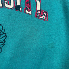 Vintage 80s Universite de Paris Sweatshirt Mens Large Blue USA Collegiate Pullover