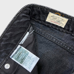 Levi's Low Loose Jeans Womens 28x29 Black Wide Leg Baggy Dark Wash Denim Pants