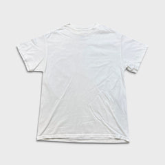Vintage Y2K Blank T Shirt Mens Medium White Tennessee River Distress Short Sleeve Tee