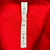 Lululemon Scuba Hoodie Womens Size 8 Red Full Zip Sports Hooded Sweater