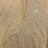 Nike Sportswear Hoodie Mens 2XL Orange Swoosh Pullover Hooded Sweater
