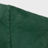Vintage Y2K Gildan Ultra Cotton Blank T Shirt Mens Small Green Faded Short Sleeve Pocket Tee