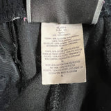Champion Velour Pants Mens XL Black Script Taper Leg Side Tape Lounge Sweatpants