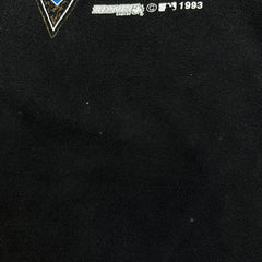 Vintage 1993 Toronto Blue Jays T Shirt Mens Medium Black Repeat Baseball MLB Tee