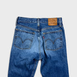Levi's Wedgie Jeans Womens 25x27 Blue Slim Tapered Leg High Rise Medium Wash Pants