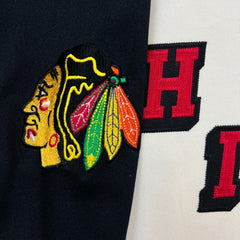 Vintage 90s Nike Chicago Blackhawks Sweatshirt Mens XL White NHL Hockey Pullover
