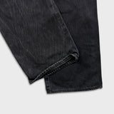 Levi's 501 Jeans Mens 36x30 Black Original Straight Leg Dark Wash Denim Pants