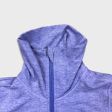 Lululemon In Stride Jacket Womens Size 4 Purple Full Zip Hooded Active Thumbhole