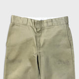 Dickies 874 Pants Mens 32x32 Beige Original Fit Workwear Casual Chino Trousers