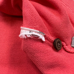Patagonia Shirt Mens Large Pink Organic Casual Preppy Pique Short Sleeve