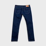 Levi's 512 Jeans Mens 36x30 Blue Slim Taper Leg Dark Wash Mid Rise Stretch Denim Pants