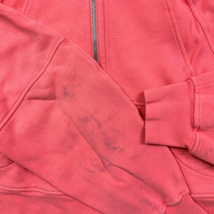 Lululemon Scuba Oversized 1/2 Zip Hoodie Womens XS Pink Hooded Sweater