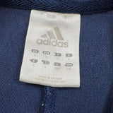 Adidas Essentials Hoodie Mens Small Blue Full Zip Lightweight Hooded Sweater