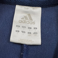 Adidas Essentials Hoodie Mens Small Blue Full Zip Lightweight Hooded Sweater