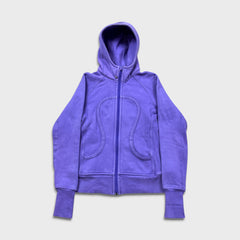 Lululemon Scuba Hoodie Womens Size 4 Purple Full Zip Sports Hooded Sweater