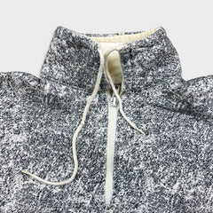 Vintage 90s San Francisco Sweatshirt Mens XL White USA 1/4 Zip Pullover Sweater