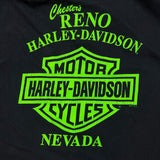 2013 Harley Davidson Sleeveless Mens XL Black Attitude Flame Skull Tank Top